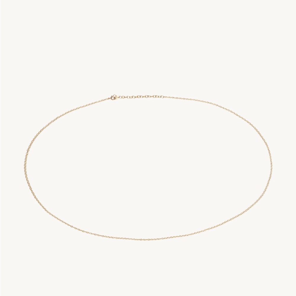 BYCHARI Plain Belly Chain Gold Filled 30” + Ext Waist Chain - Picture 4 of 8